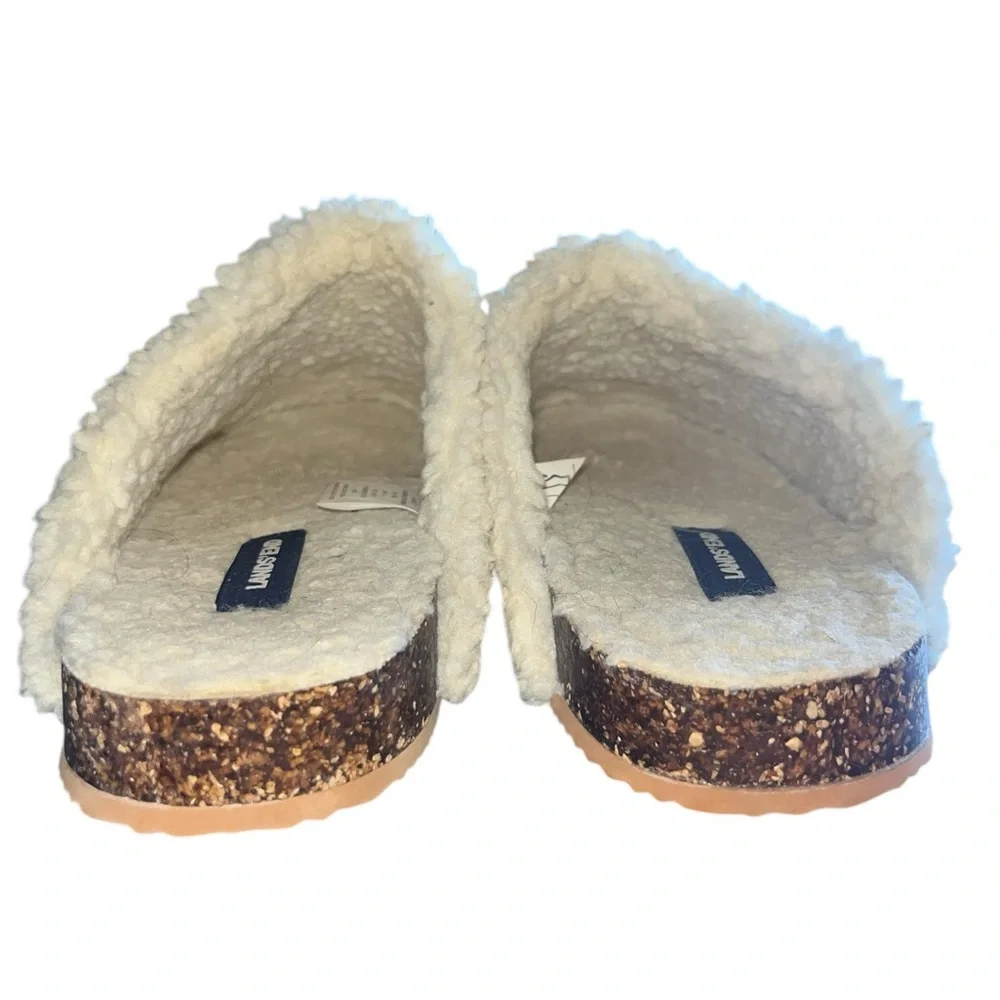 LANDS END Slippers Womens 10‎ Sherpa Lined Mamma & Baby Bear - Picture 6 of 8